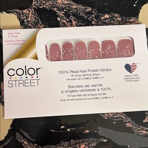 Color Street Pink w/Silver Glitter Nail Strips- Midnight Kiss
BUNDLE AND SAVE!!!